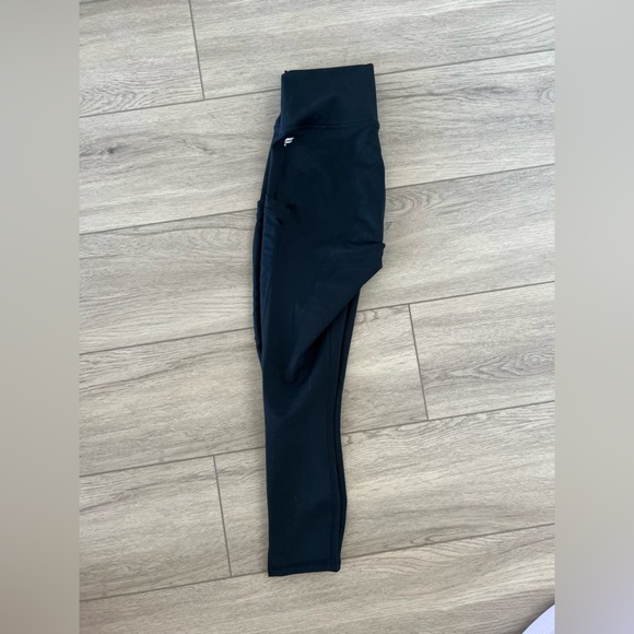 Fabletics black leggings with sheer sides - Picture 2 of 2